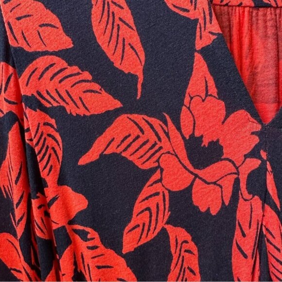 EUC Plenty by Tracy Reese Black/Red Floral Print Robin Dress in Women's X-Large - Picture 8 of 12